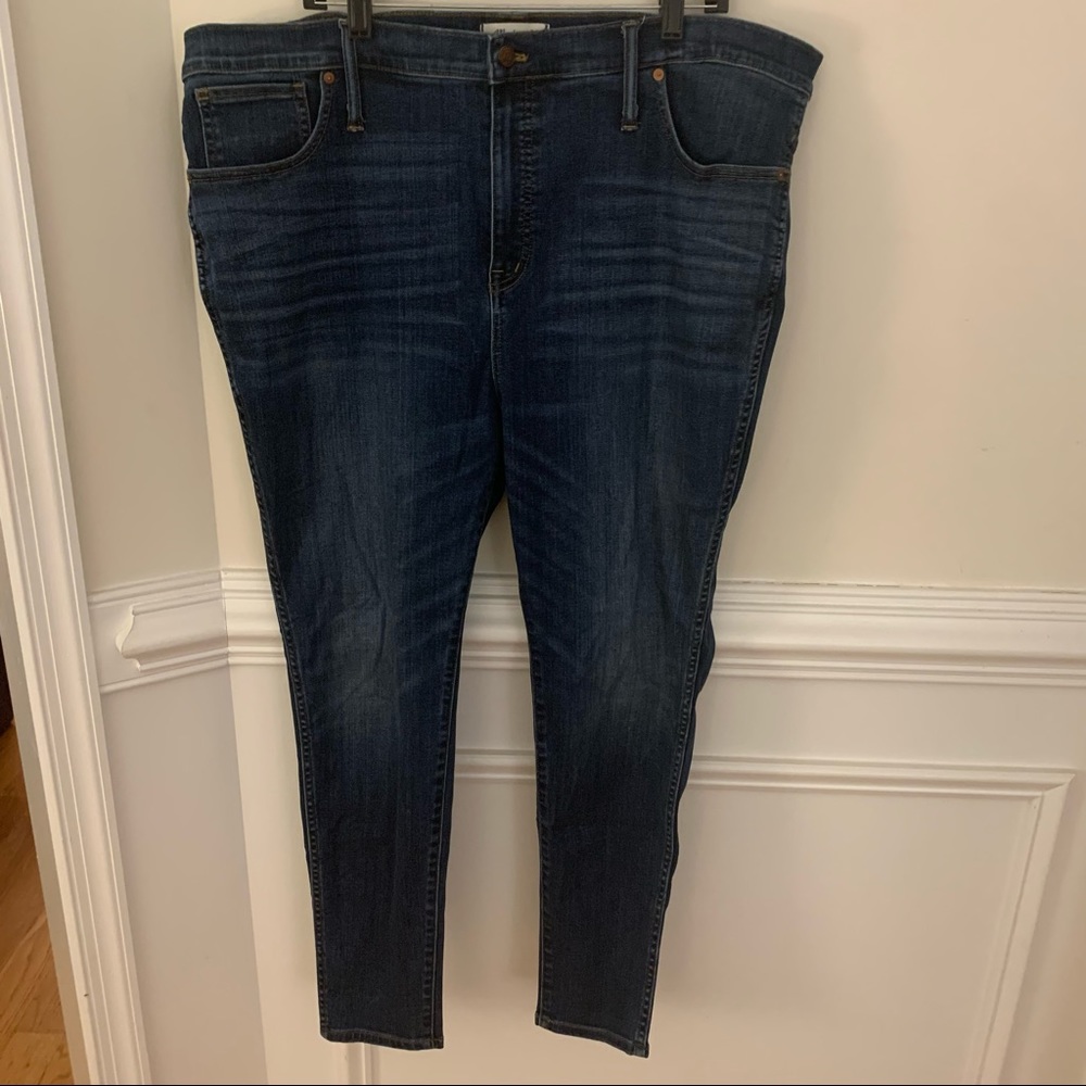 Madewell 10" High Rise Skinny Slimming Jean Plus Size 36